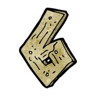 cartoon wooden number N78
