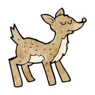 Cute Cartoon Deer N24
