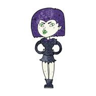 Cartoon Vampire Girl N310