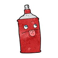 cartoon spray can N120