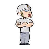 Cartoon Security Guard N16