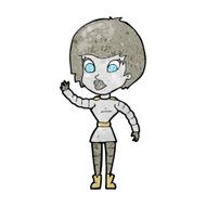 cartoon robot woman waving N24