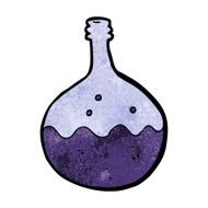 cartoon bubbling chemicals N33