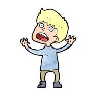 cartoon stressed boy N18