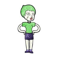 cartoon halloween girl N26