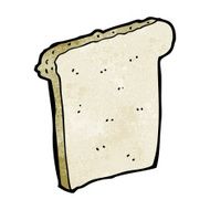 Cartoon Slice Of Bread N9