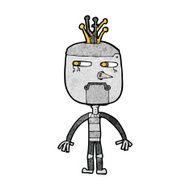 Funny Cartoon Robot N69