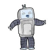 Funny Cartoon Robot N70