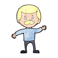 cartoon dad waving N14