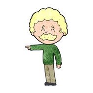 cartoon man with mustache pointing N38