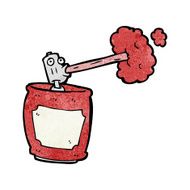 cartoon spray can N122