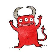 cartoon little devil N143
