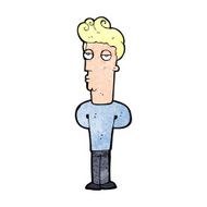 cartoon bored man N47