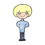 cartoon happy man N636