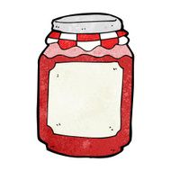 cartoon jar of jam N16