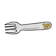 cartoon fork N56
