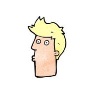cartoon surprised man N190