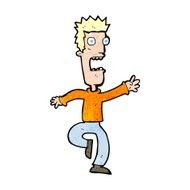 cartoon shrieking man N24
