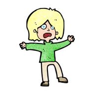 cartoon scared person N13