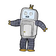 cartoon funny robot N109