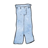 cartoon pair of jeans N17