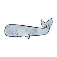 Cartoon Whale N119