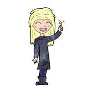 cartoon friendly witch girl N14