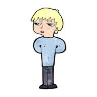 cartoon antisocial boy N13