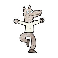 cartoon wolf man N72