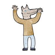 cartoon wolf man N73