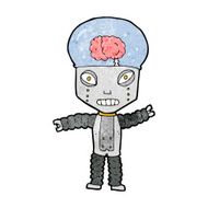 cartoon future robot N13