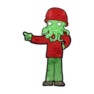 cartoon alien monster man N25