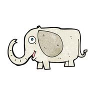 cartoon baby elephant N12