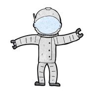 Cartoon Astronaut N174