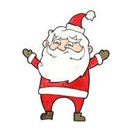 cartoon happy santa claus N40