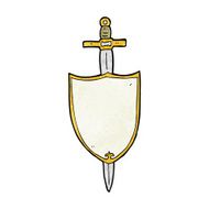 cartoon heraldic shield N24