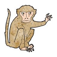 cartoon evil monkey N9