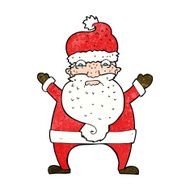 cartoon stressed out santa N14