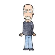 cartoon dad shrugging shoulders N13
