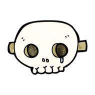 cartoon skull mask N27