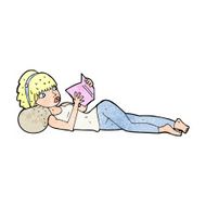 caroton pretty woman reading book N3