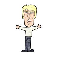 cartoon angry man N141