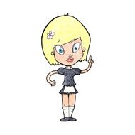 cartoon pretty maid N13
