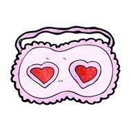 cartoon sleeping mask with love hearts N14