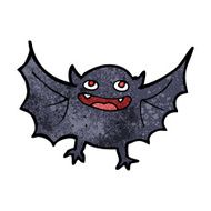 cartoon vampire bat N46
