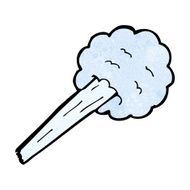 cartoon gust of wind N17