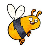 funny cartoon bee N26