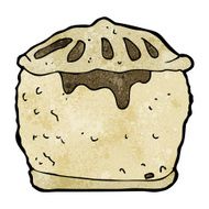 Cartoon Meat Pie N21