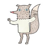 Cartoon Wolf N143