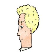 cartoon annoyed man N108